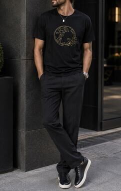 NWOT Versace Collection Men’s XL Black Medusa Graphic Logo T-Shirt Authenticated